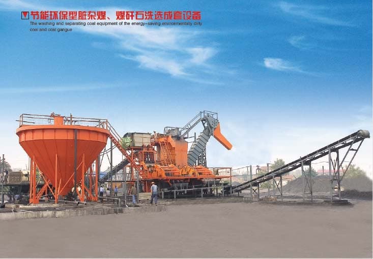 Peralatan Lengkap Sortir Batubara Kelas Rendah dan Batubara Campuran Kotor Modular