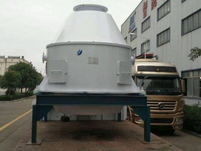 Dehidrator sentrifugal pelepasan scraper vertikal